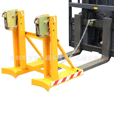 河北保定油桶搬运设备 专业油桶单夹头与双桶桶夹解决方案